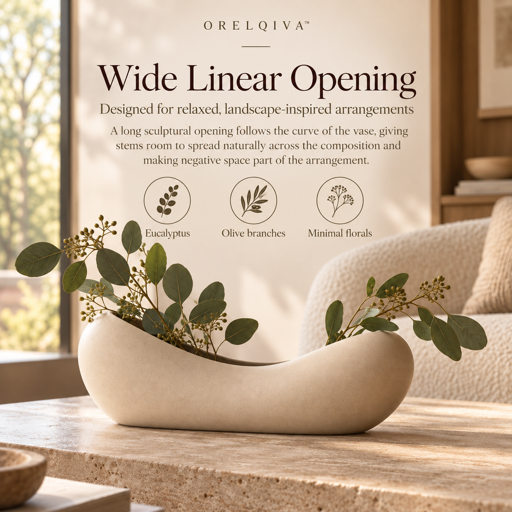 Orelqiva™ Calienne Saddle Curve Vase
