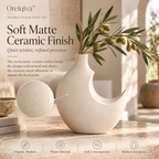 Orelqiva™ Seradine Crescent Notch Vase