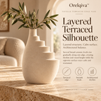 Orelqiva™ Tavelle Terraced Edge Vase