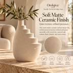 Orelqiva™ Tavelle Terraced Edge Vase