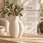 Orelqiva™ Elvessa Interlock Seam Vase