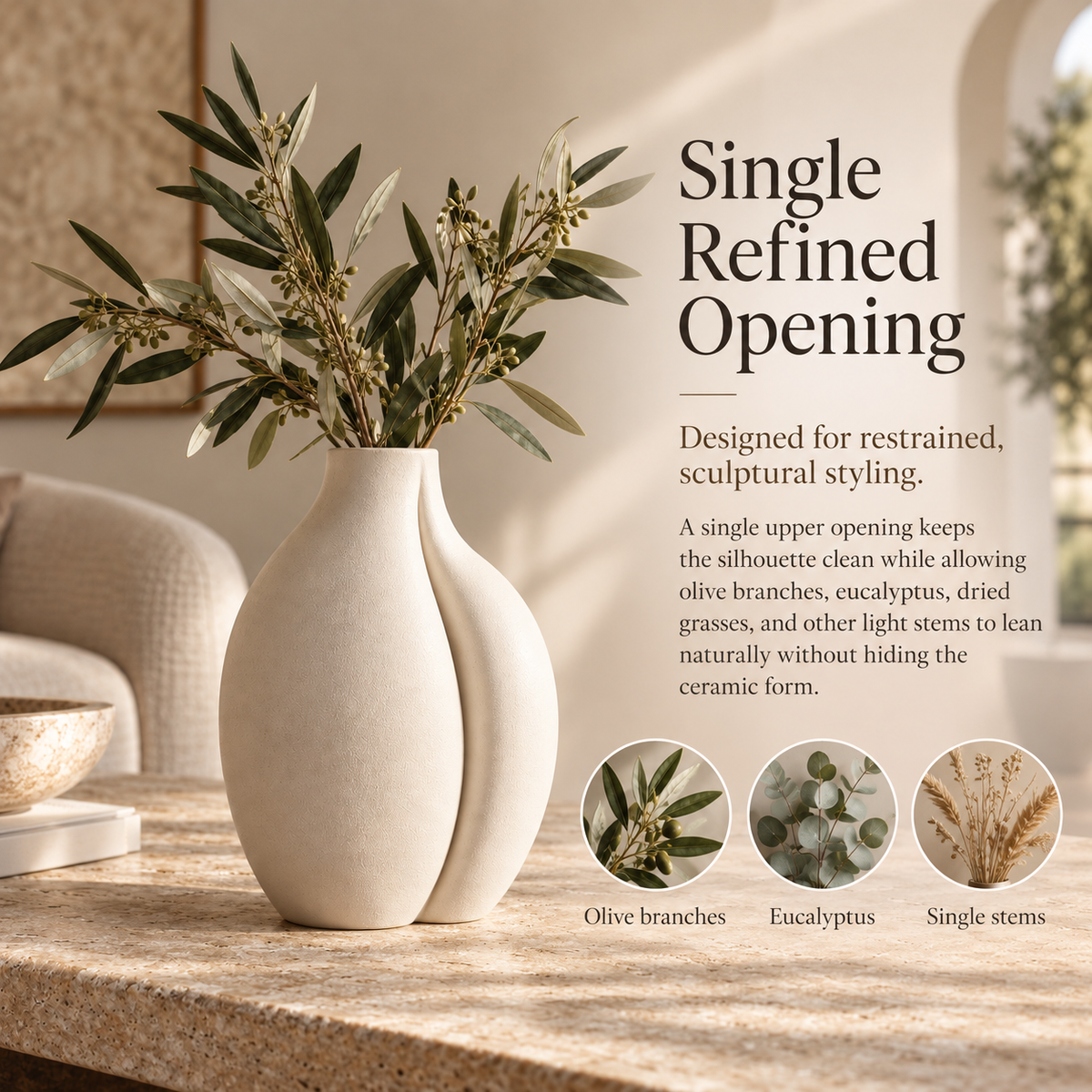 Orelqiva™ Elvessa Interlock Seam Vase