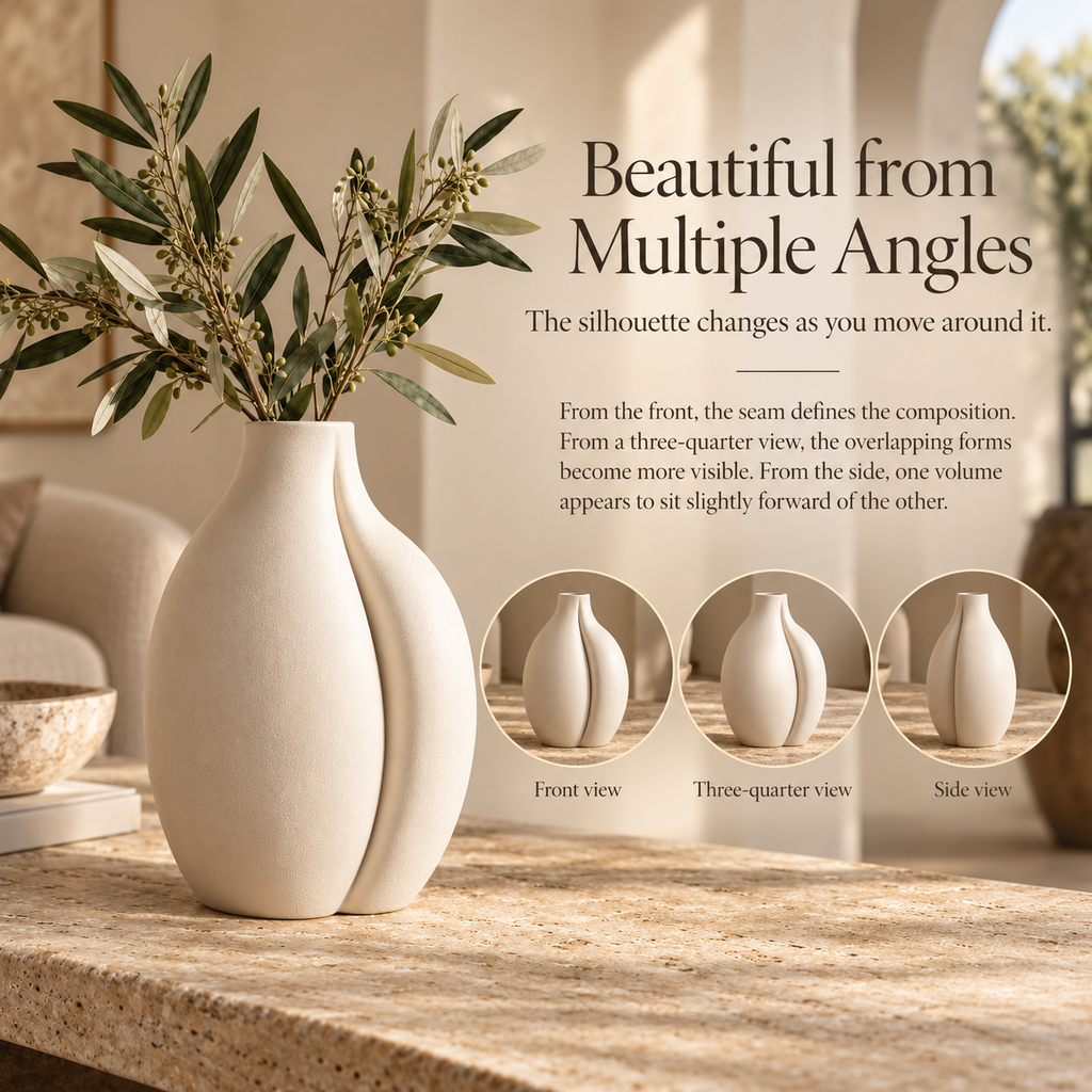 Orelqiva™ Elvessa Interlock Seam Vase