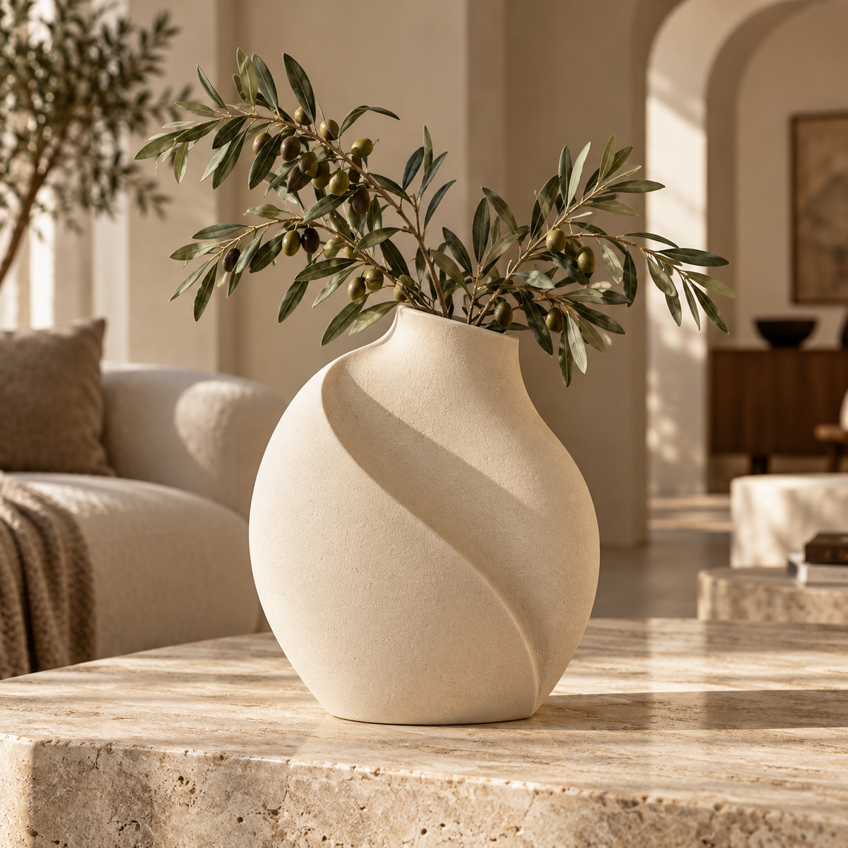 Orelqiva™ Marielle Carved Plane Vase