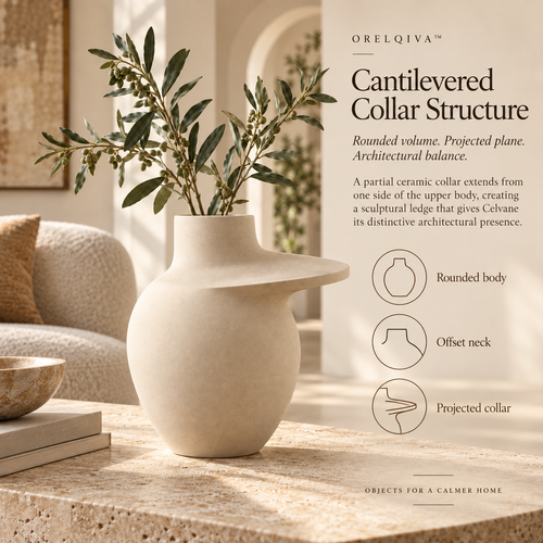 Orelqiva™ Celvane Cantilever Collar Vase