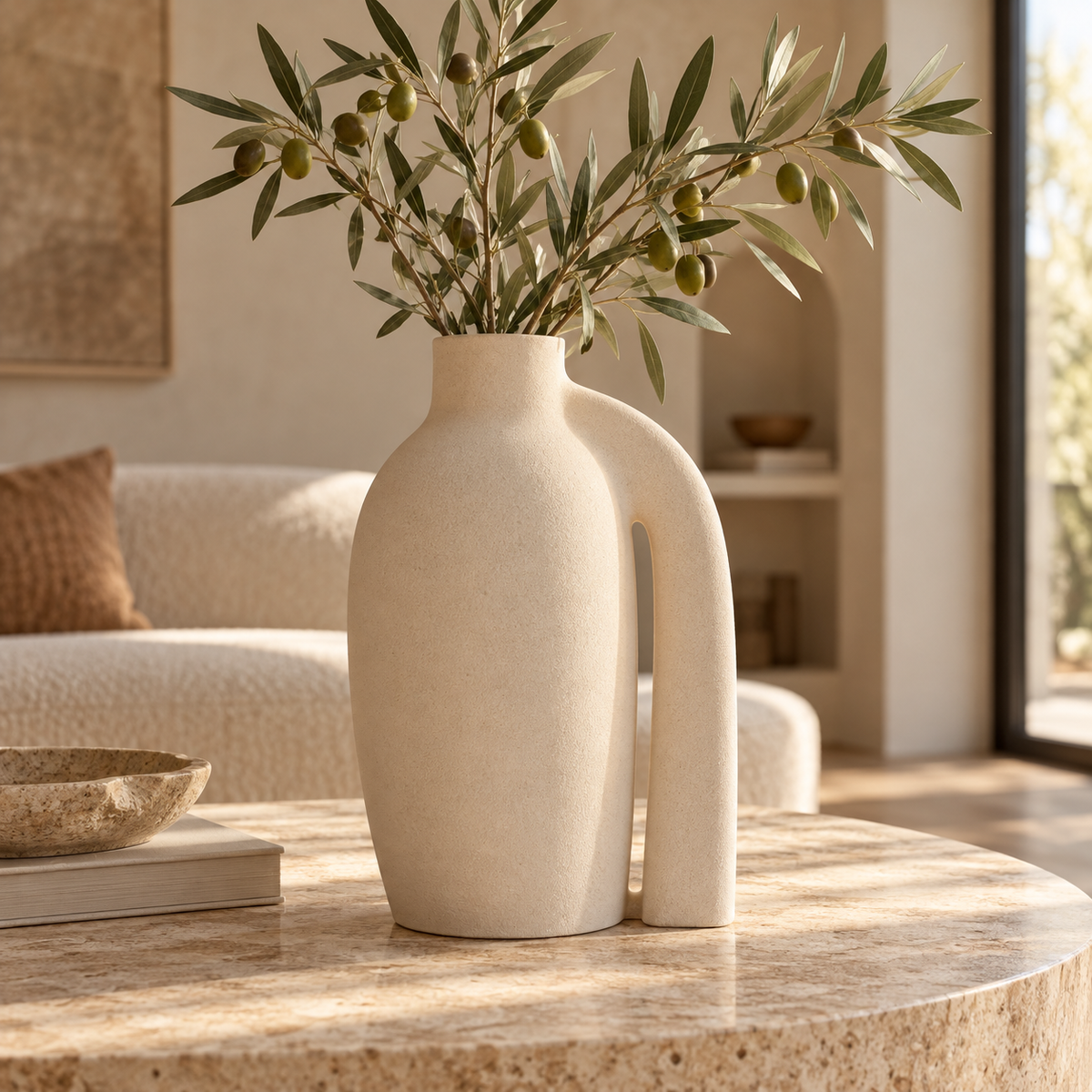 Orelqiva™ Savelle Arch Buttress Vase
