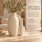 Orelqiva™ Savelle Arch Buttress Vase