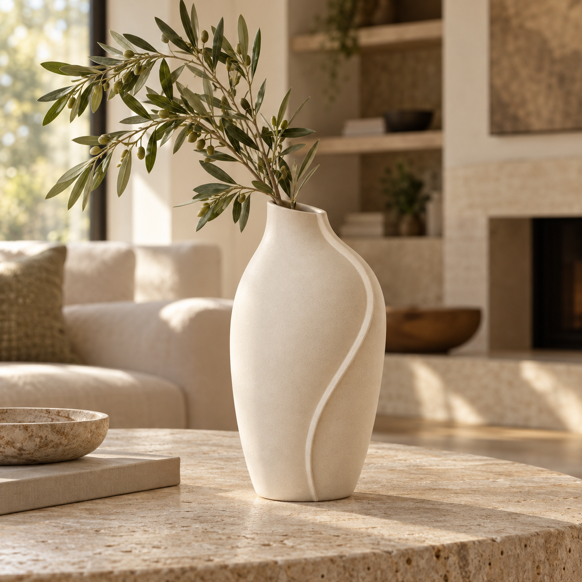 Orelqiva™ Valenne Arc Fin Vase